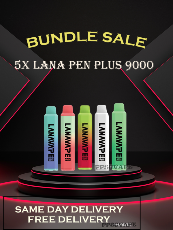 5X LANA PEN PLUS 9K disposBLE
