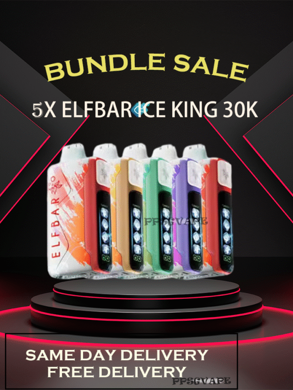 5X ELFBAR ICE KING 30K